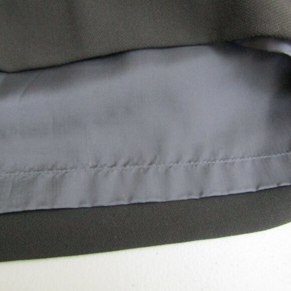 GIORGIO ARMANI 38 2 Chocolate espresso Brown 100% WOOL Skirt Italy Quiet Luxury - Picture 6 of 10